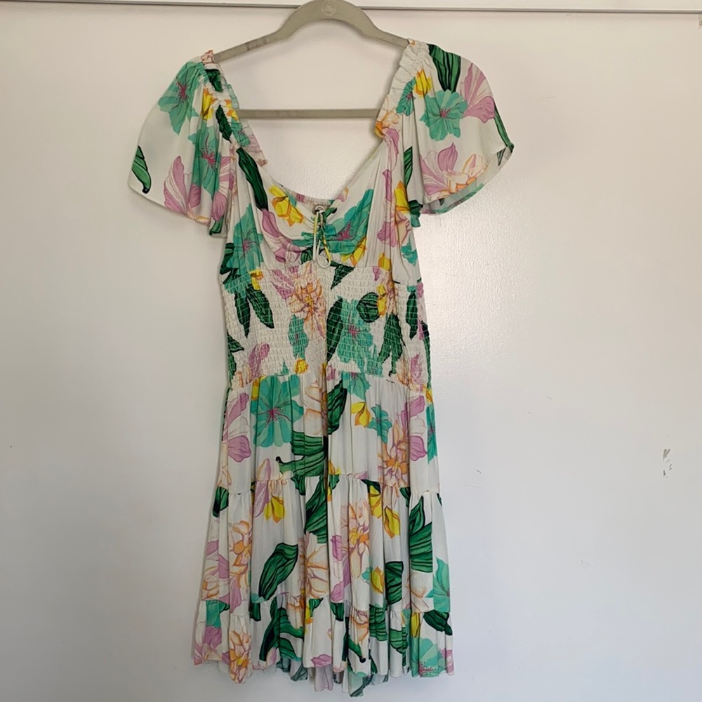 Cleobella ruffle mini dress